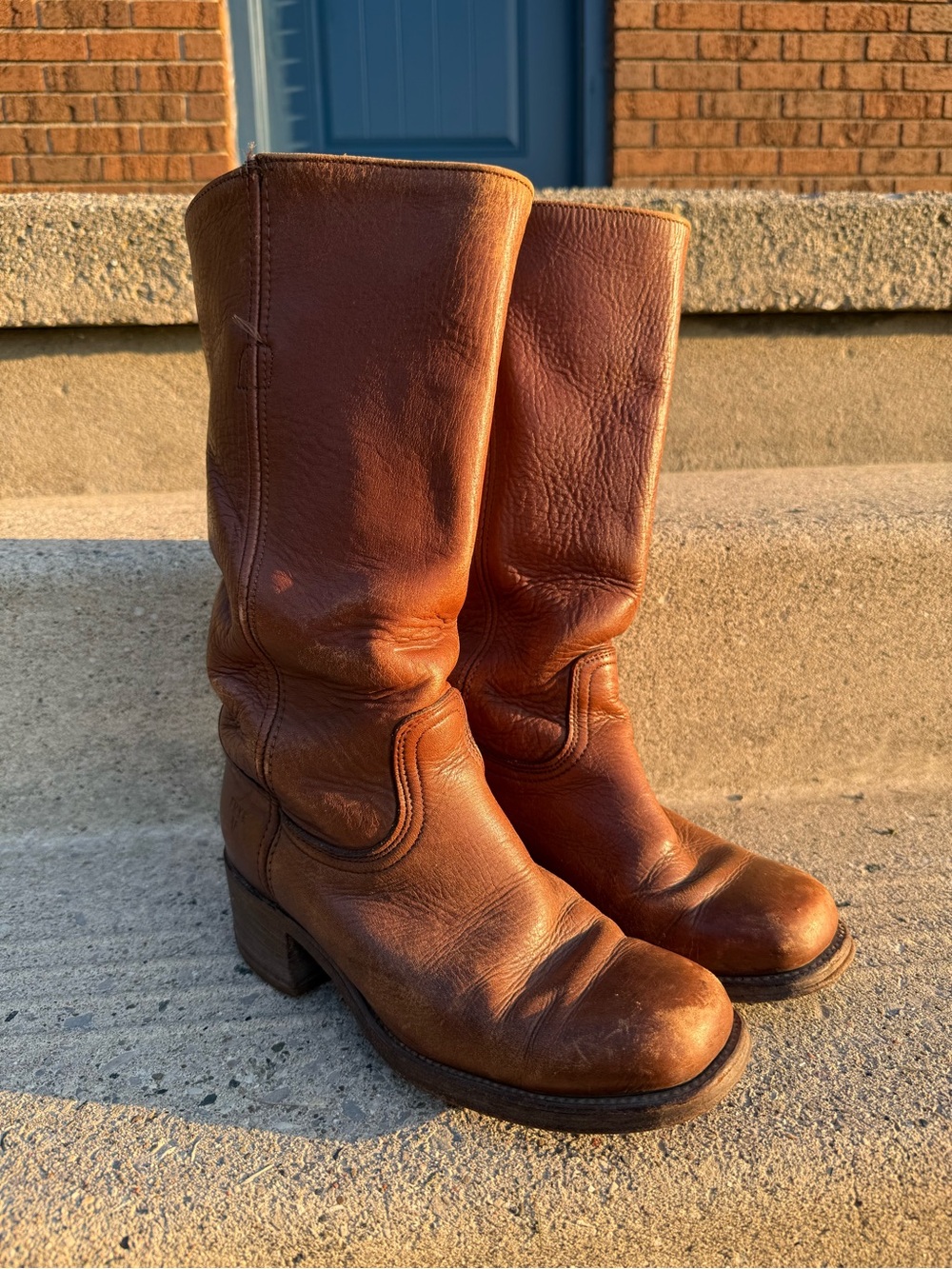 Frye 1970’s Vintage Campus Roper Boots